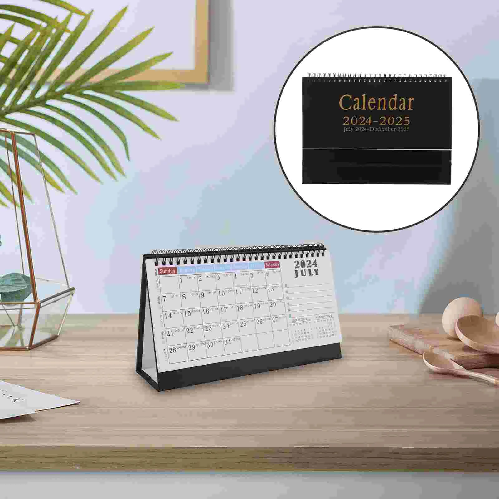 

Freestanding Calendar 2025 Monthly Study Plan Note Desk Decorate 2024-2025 Office