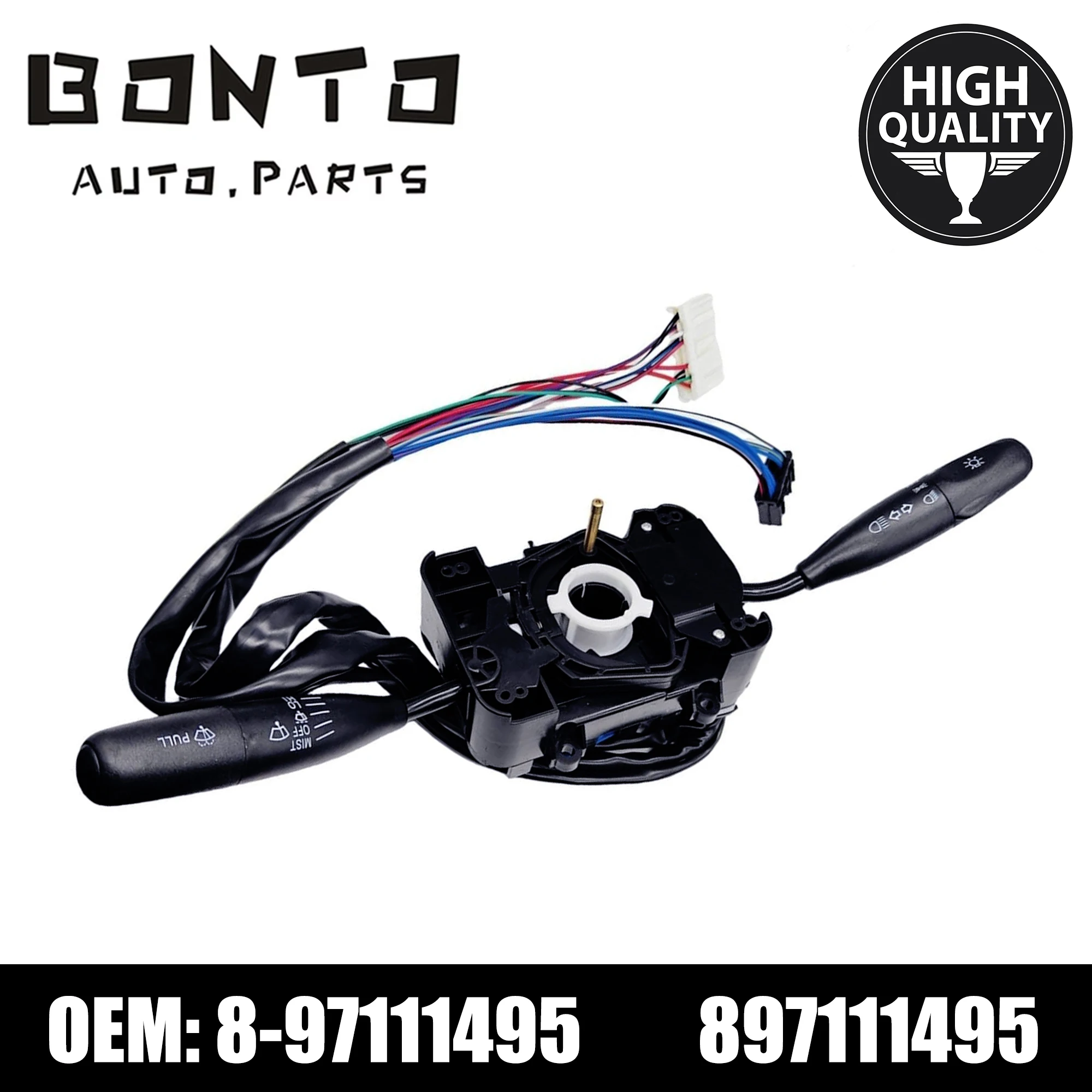 BONTO LHD Combination Switch For ISUZU TFR 1997 Replace 8-97111495 897111495
