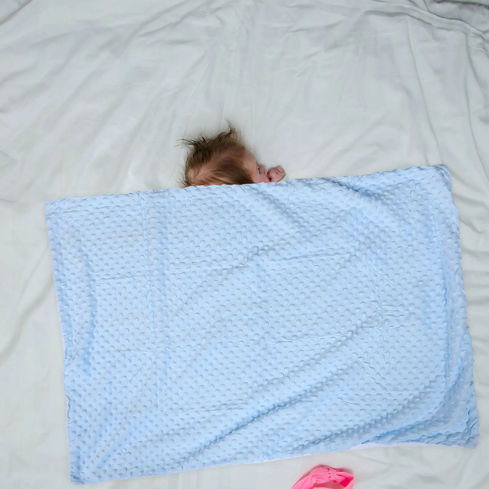 

Baby Massage Blanket Soft Layer Thermal Sublimation Newborn Toddler Crib Swaddle Blanket Baby Robe