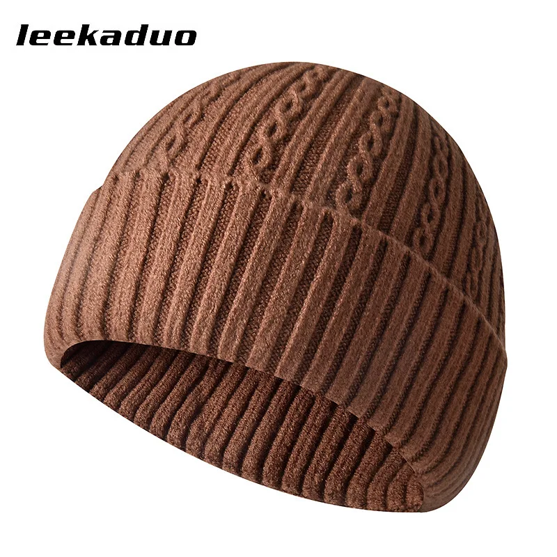 New Arrival Unisex Solid‑Color Knit Beanie Winter Casual Face‑Flattering Pull‑On Skull Cap Fashion Warm Wrap Cold Hat Men Women