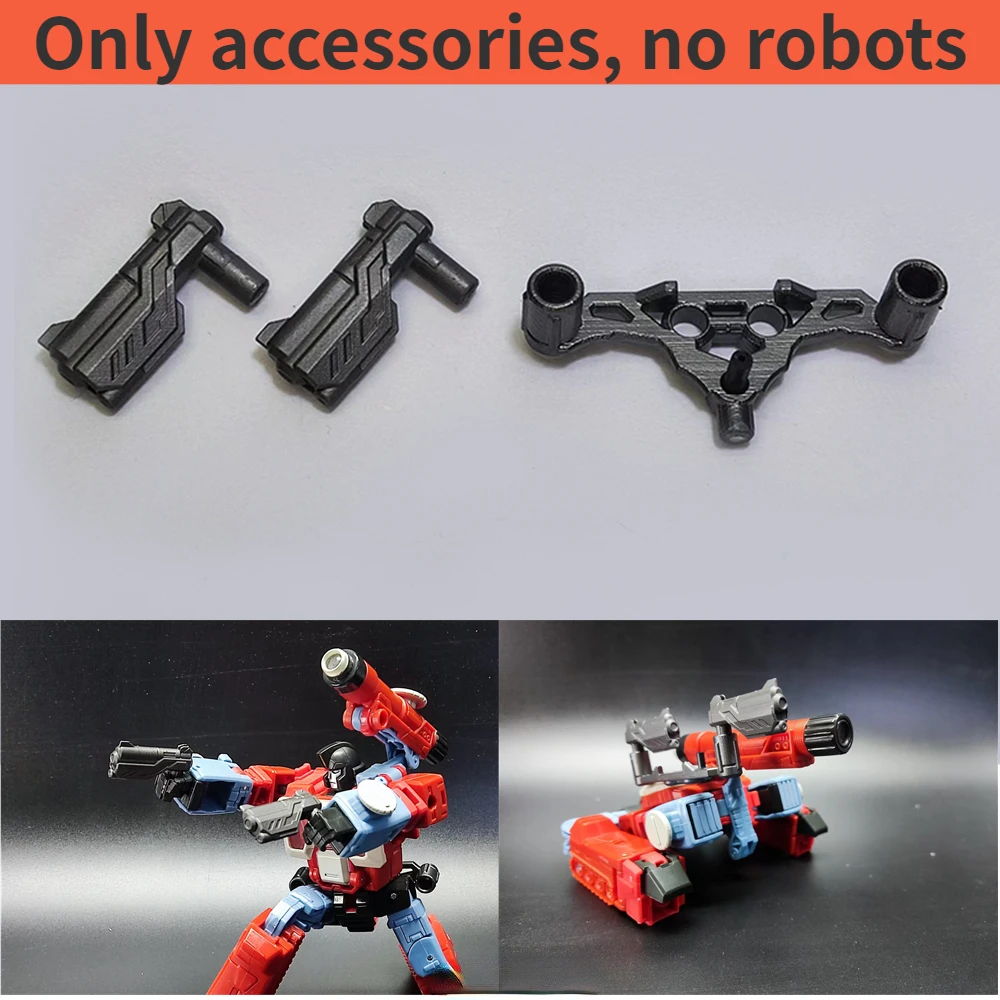 In Stock NEW Multipurpose Dual Gun Weapon Upgrade Kit for Transformation SS86 Perceptor Action Figures Accessories -BDT Studio