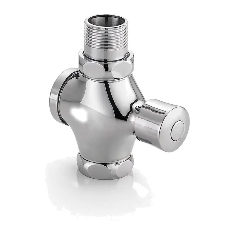 Thickened Hand Press Flush Valve Toilet Delay Valve Four-Way Squatting Stool