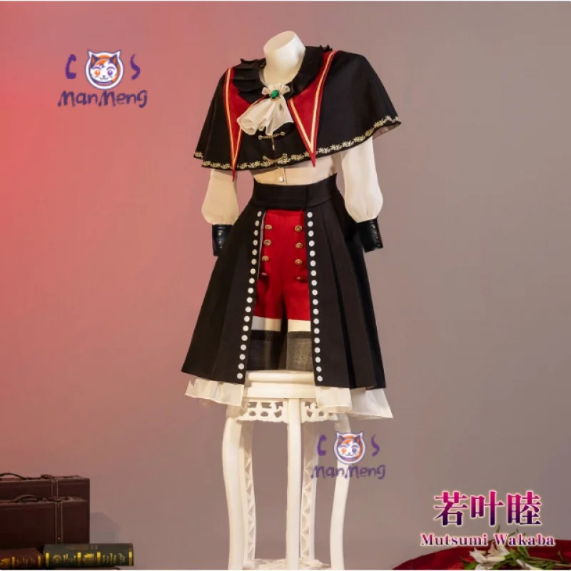 Mitsumi Wakaba mortis BanG Dream! Ave Mujica cosplay costume dress hat shawl tie socks set Halloween new fashion uniform S-XXL