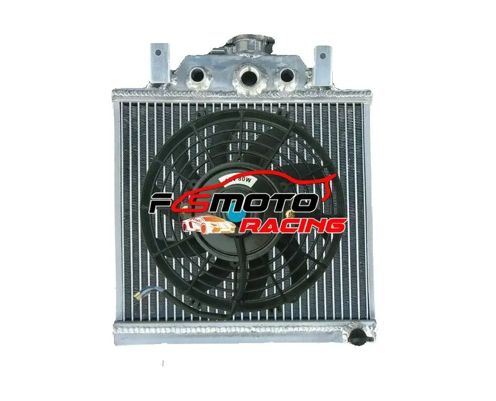 

Aluminum Radiator + Fan For Polaris Sportsman Sport Scrambler Trail Boss 350 400 500 1990-1995 1991 1992 1993 1994