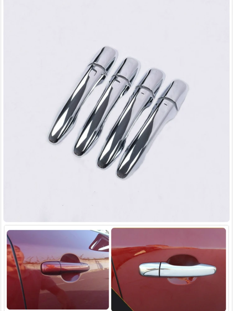 Per Volvo XC60/Volvo S60L/Volvo V40/Volvo V60 2016 2017 2018 2019 Nuovo Chrome Auto Maniglia Della Porta Copertura Trim Adesivo sovrapposizioni