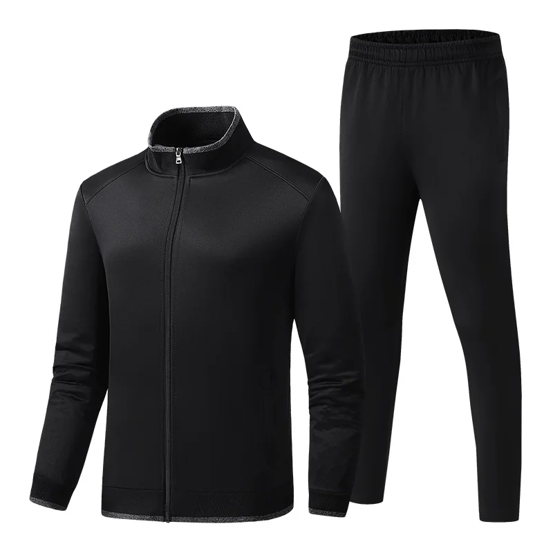 Spring Men Outdoor Sport Tracksuit Sets Mens Casual Jogger Sportswear Running Suits Male 2 Pieces Sweatsuit Jacket Pant Size 7XL