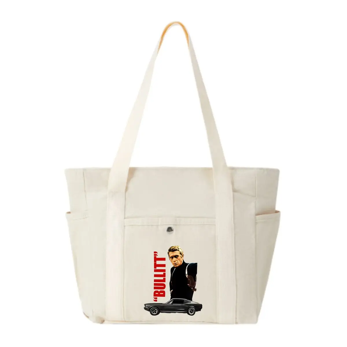 

Женская модная сумка на плечо Bullitt с тематическим дизайном фильма, большая вместительная студенческая сумка-тоут