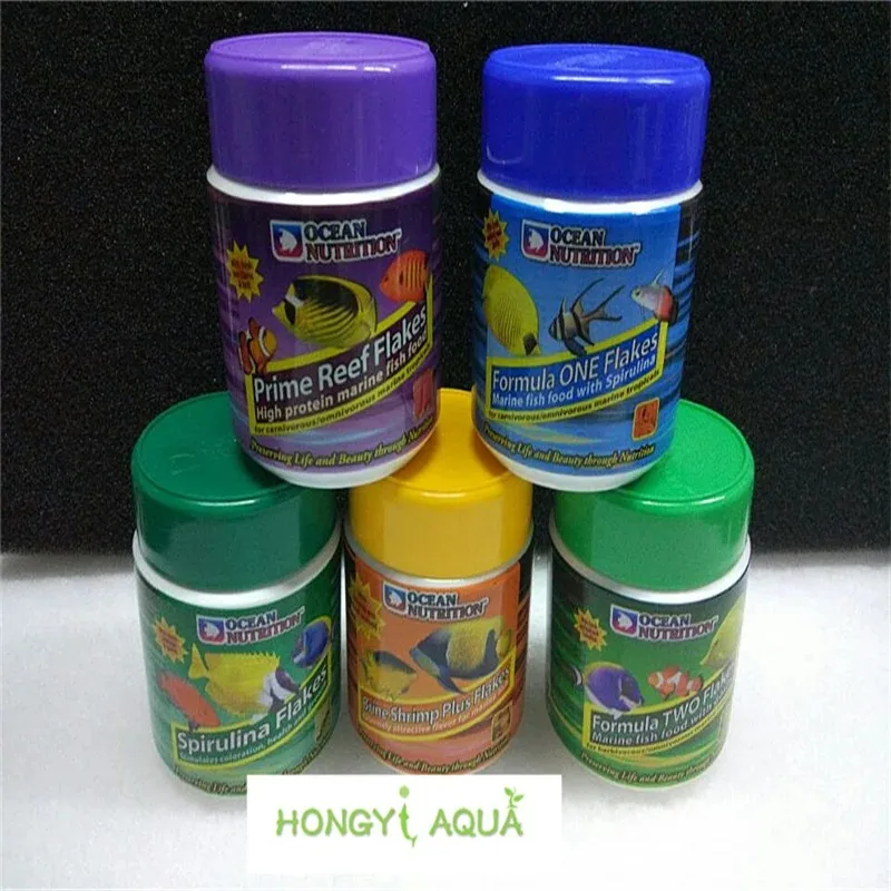 Marine Flakes Fish Food Ocean Nutrition Sea Reef Marine Tropical Fish Feed Clownfish Angelfish Butterflyfish Tang 71g