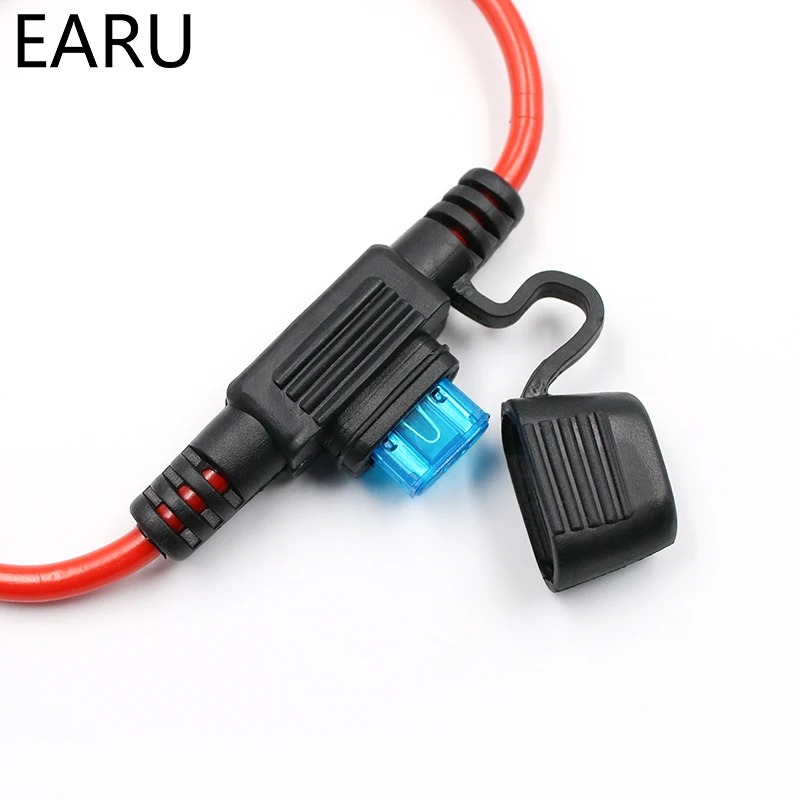 12V Car Waterproof Fuse Holder Socket TAP Adapter Micro/Mini/Standard ATM APM With 10A Blade Car Auto Motorcycle Motorbike Fuse