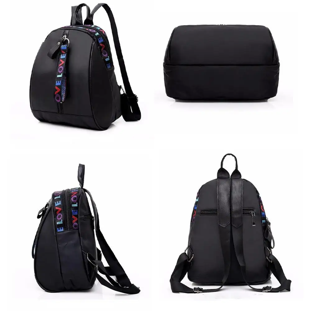 Contrast Color Backpack Fashion Backpacks Oxford Cloth Waterproof Casual Large Classes Capacity Student Backpack Lightweigh O2j7