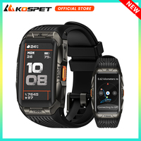 KOSPET TANK X2 Ultra GPS Smart Watch For Men 3D Curved Screen Stainless Steel Compass Altimeter Barometric 5ATM IP69K Waterproof