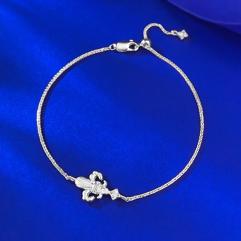 

S925 Стерлингового Серебра Лето Бохо Пляж Очарование Регулируемый Браслет Ювелирные Изделия