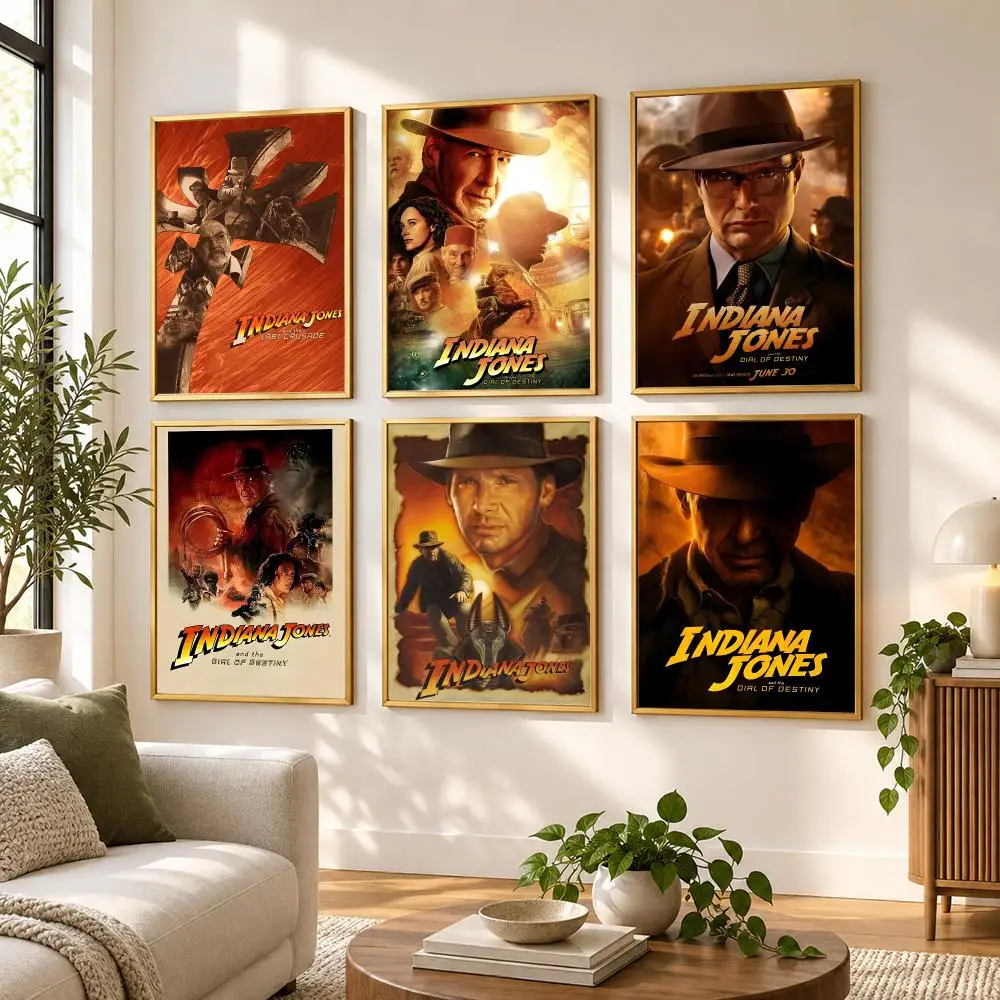 Indiana Jones and the great circle Poster HD art sticky wall waterproof home living room bedroom bar aesthetic decoration