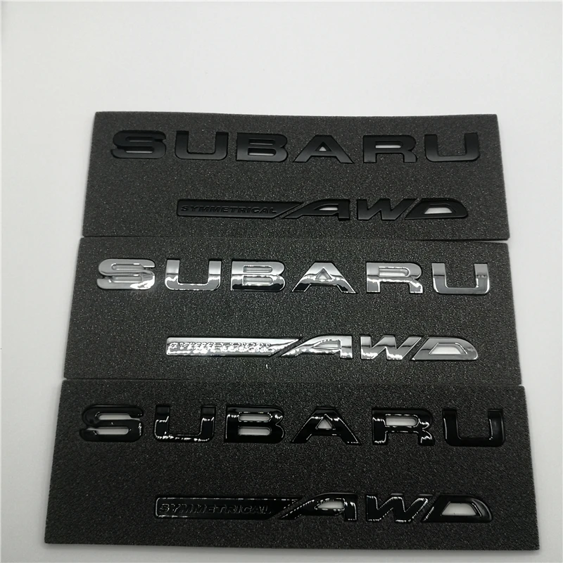 

Suitable for the Forester logo Winged Leopard WRX STI FORESTER SUBARU AWD XT rear emblem sticker