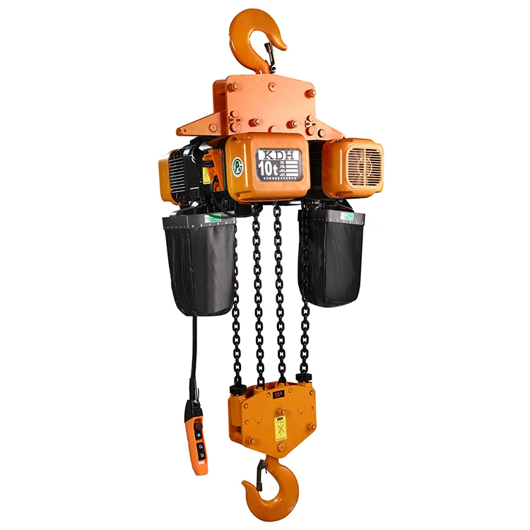 Wireless Remote Control 10 Ton Crane Electric Chain Hoist Lifting Equipment