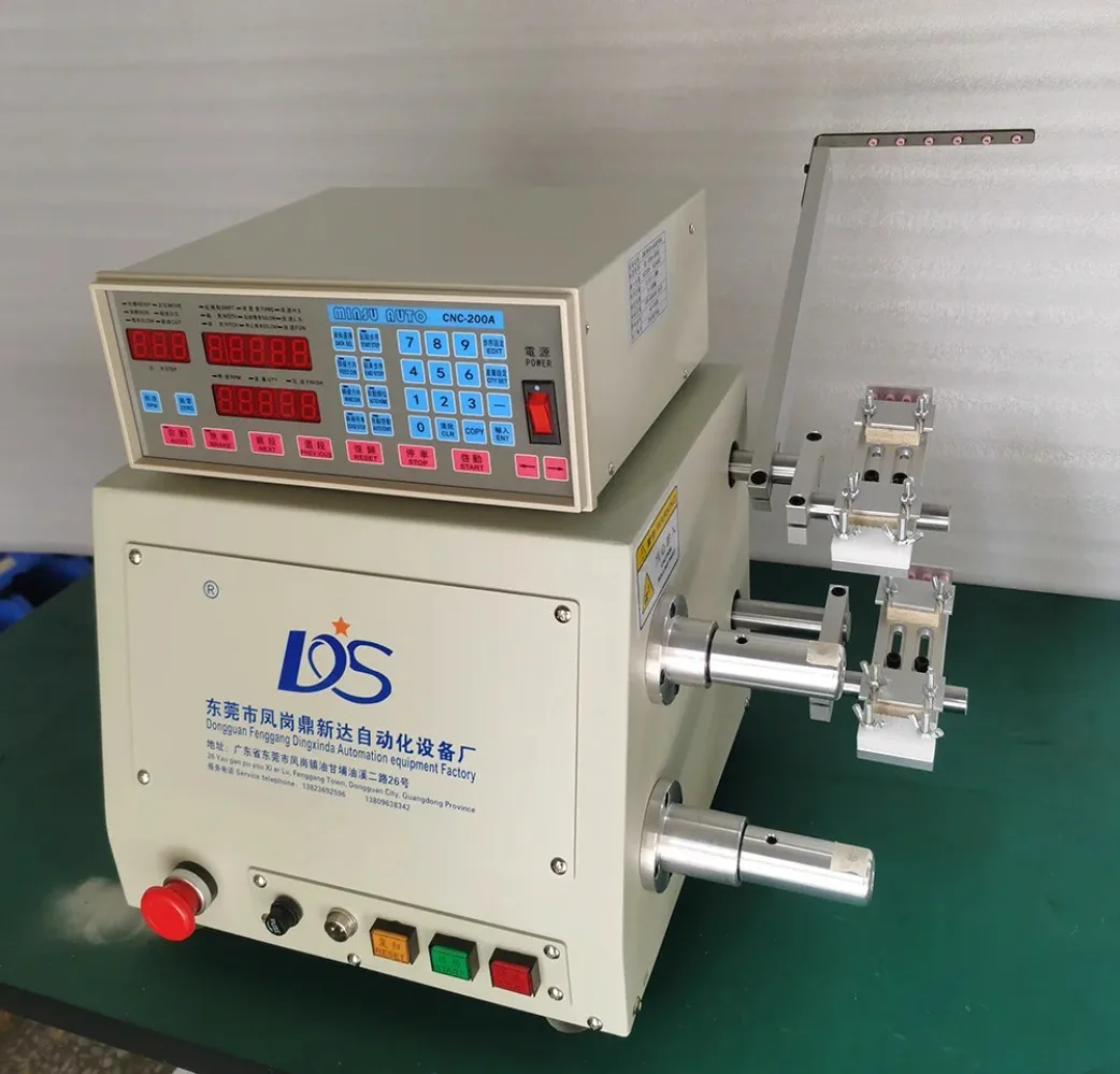 CNC Automatic Winding Machine, Programmable Coil Winder 40-250W for Transformer Motor Cable Coil Winding