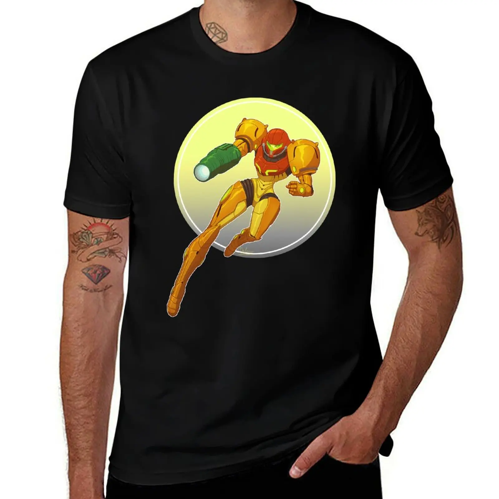 

Samus Aran - Metroid T-Shirt t shirts cotton 100% man t shirt graphic anime tshirt T-Shirt