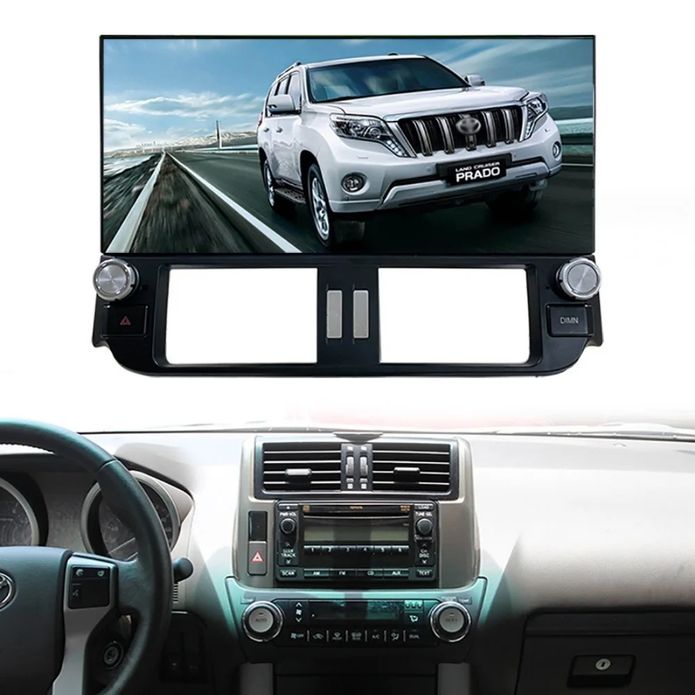 Blu-ray IPS Android For Toyota Land Cruiser 150 Prado LC150 FJ150 2010-2013 Car Radio Screen Multimedia Auto Stereo Video Player