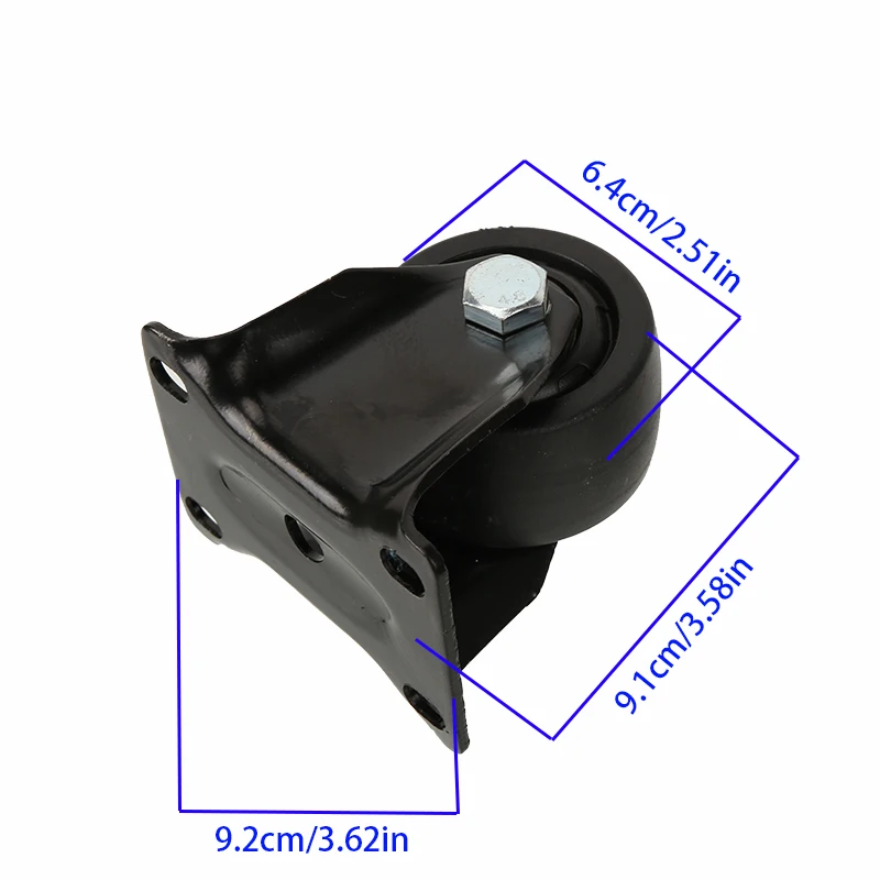

NEW 2.5-inch double bearing low center of gravity universal casters nylon directional pulleys