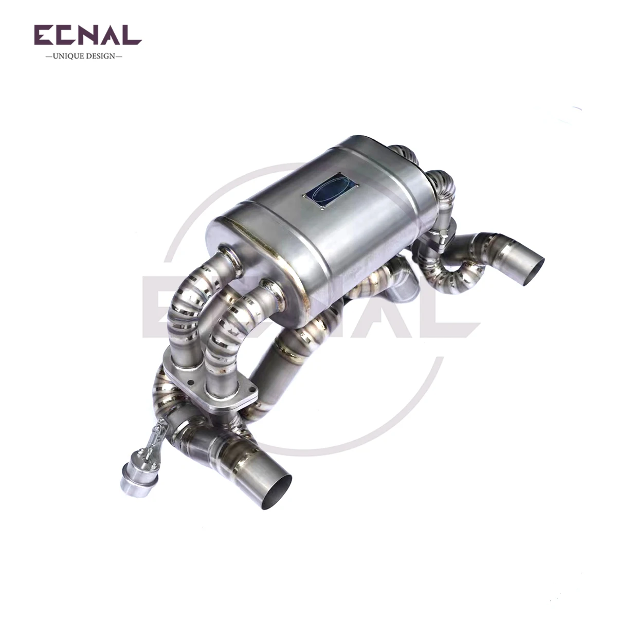 

Выхлопная система Ecnal с клапаном для Ferrari F430 Scuderia Coupe 4.3L 2009+ из титанового сплава, с глушителем и клапаном, типа Axle-back