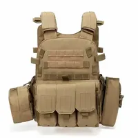Nylon Gear Tactical Vest Body Armor Hunting Carrier Airsoft Accessories 6094 Pouch Combat Camo Vest tactical vest