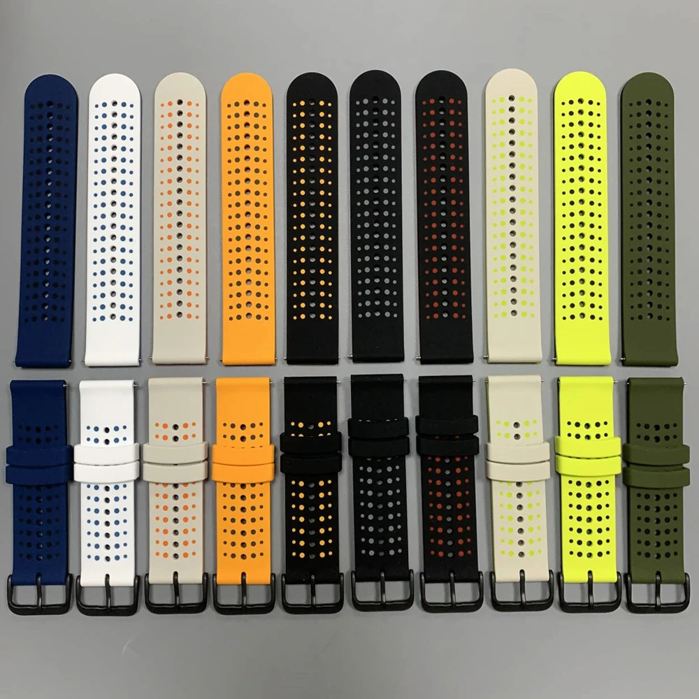 Sports Silicone Strap For Huami AMAZFIT BALANCE 2/GTR 4 3 Pro 2e 47mm Strap AMAZFIT BIP 6 5/Cheetah Pro Bracelet 22mm Wristbands