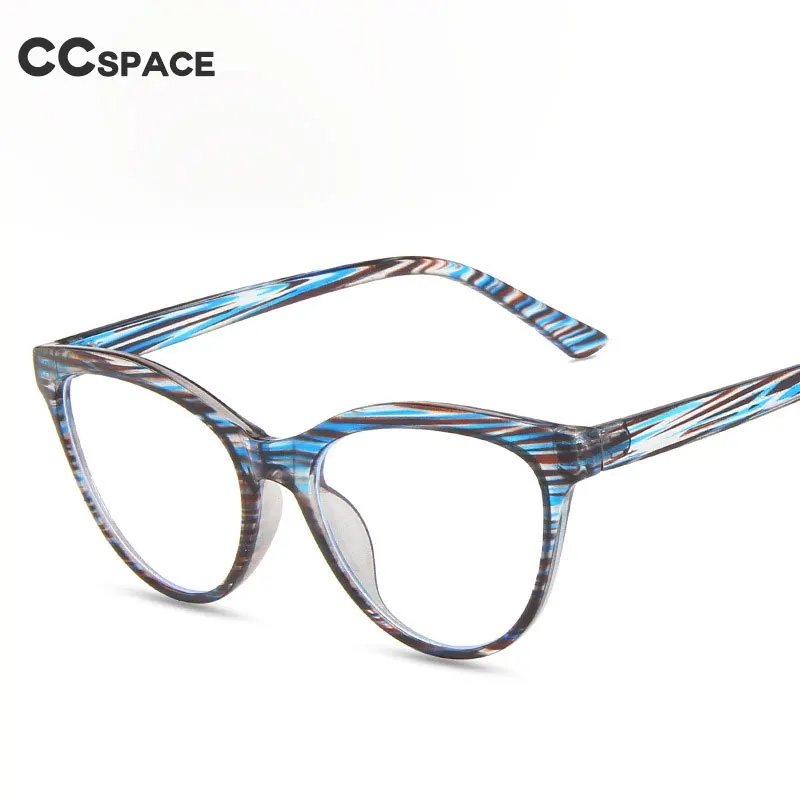 55437 Cat Eye Anti Blue Glasses Frames Women Optical Plastic Spectacle Frame Computer Eyeglasses Customized Prescription Glasses