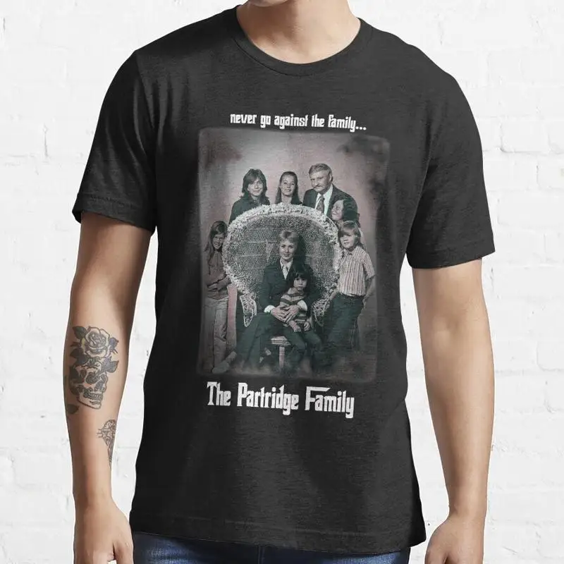 

Never Go Against The Family Retro Partridge Cast Tribute T Shirt