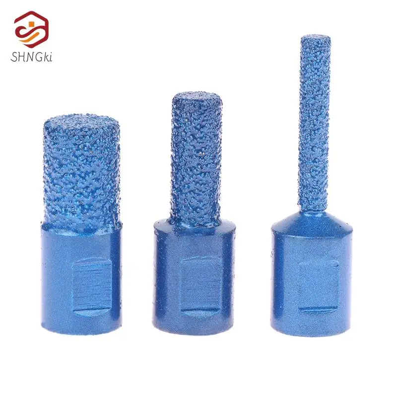 5/10/15mm Vaccum Brazed Diamond Core Drill Bits M10 Thread Hole Saw Cutter For Ceramic Tile Marble Glass Granite Drill Cutting