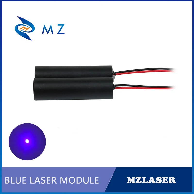 High Power D10mm 405nm 150Mw Blauw Dot Laser Module Industriële Acc Drive Type