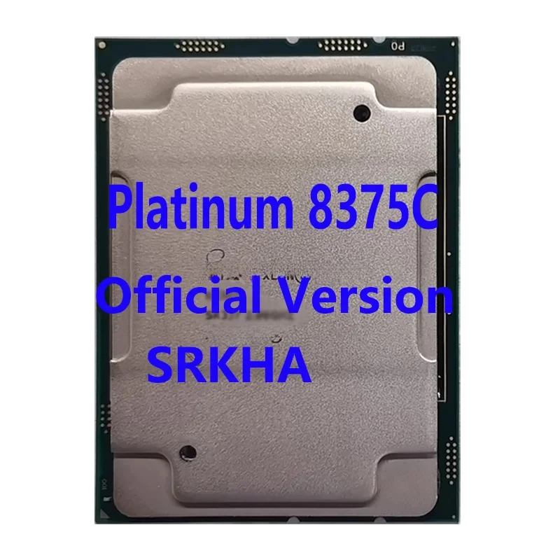 Original ChatGpt  Xeon Platinum 8375C CPU Processor 32 Cores 64 Threads 2.9 GHz up to 3.5GHz 54MB Cache 300W TDP LGA4189 Socket