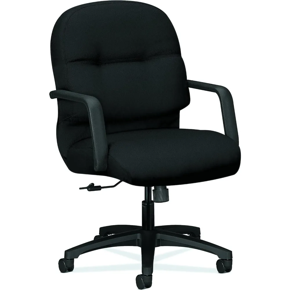 

"Pillow Soft Mid-Back Office Chair in Black CU10"