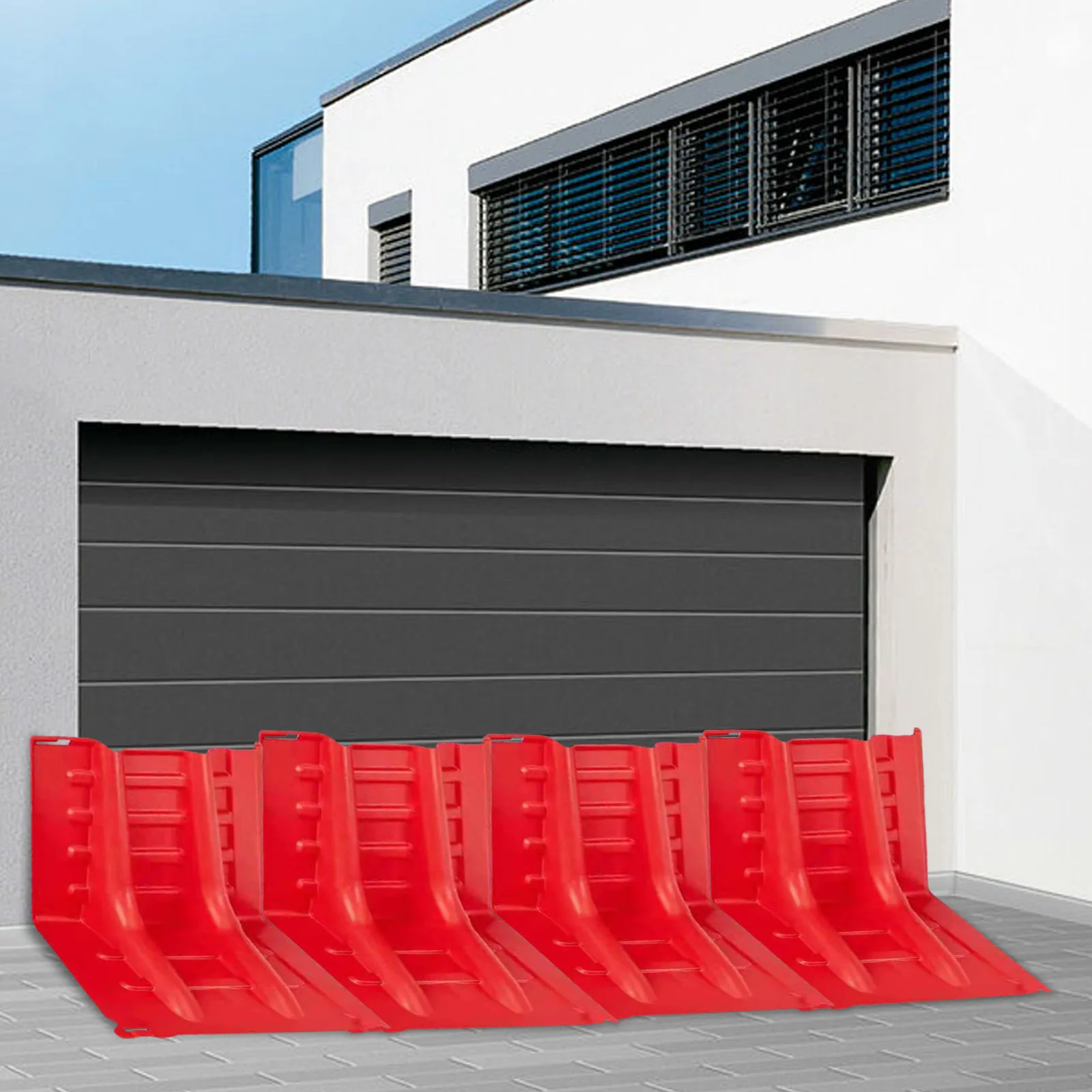 

L-Shaped Flood Protection Barrier ABS Flood Board Plastic Water Dam for Household Flood Control Baffles