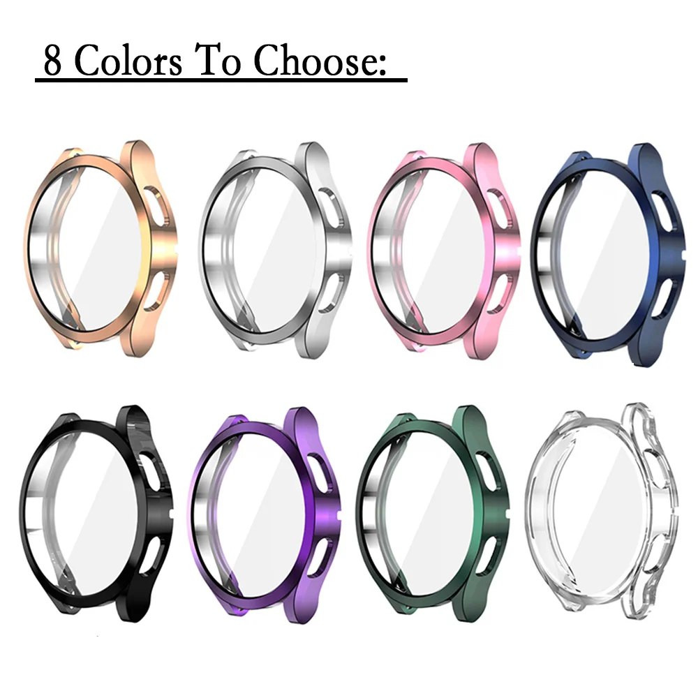 For Samsung Galaxy Watch 4 40mm/44mm Watch Case Soft TPU Cover Protector Shell With Protector Durable Screen Protection