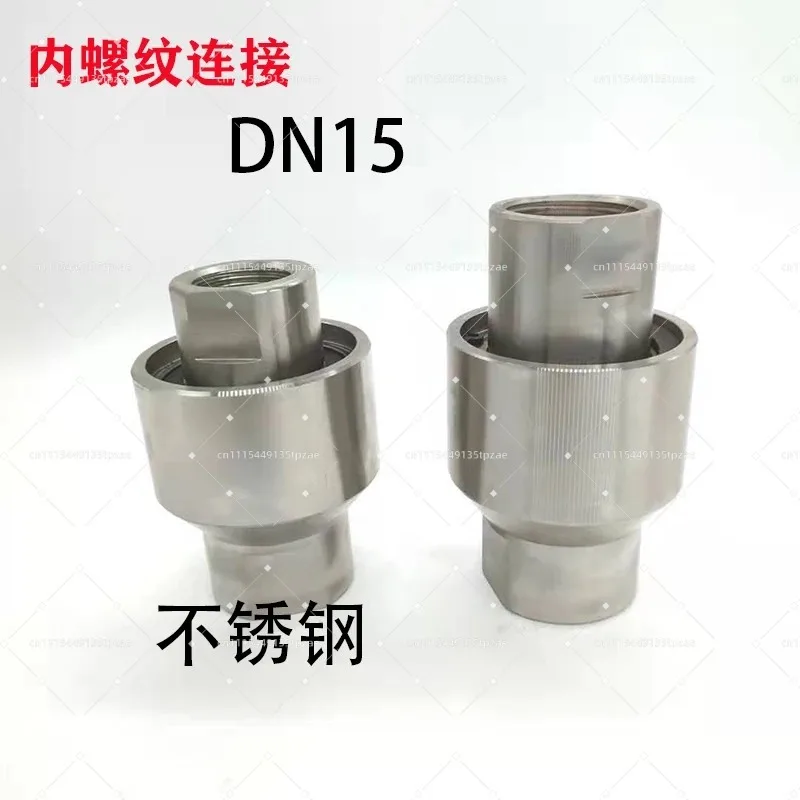High Pressure 360° Stainless Steel Rotary Universal Joint Water Oil Air Spray Straight Through Connect Accessory