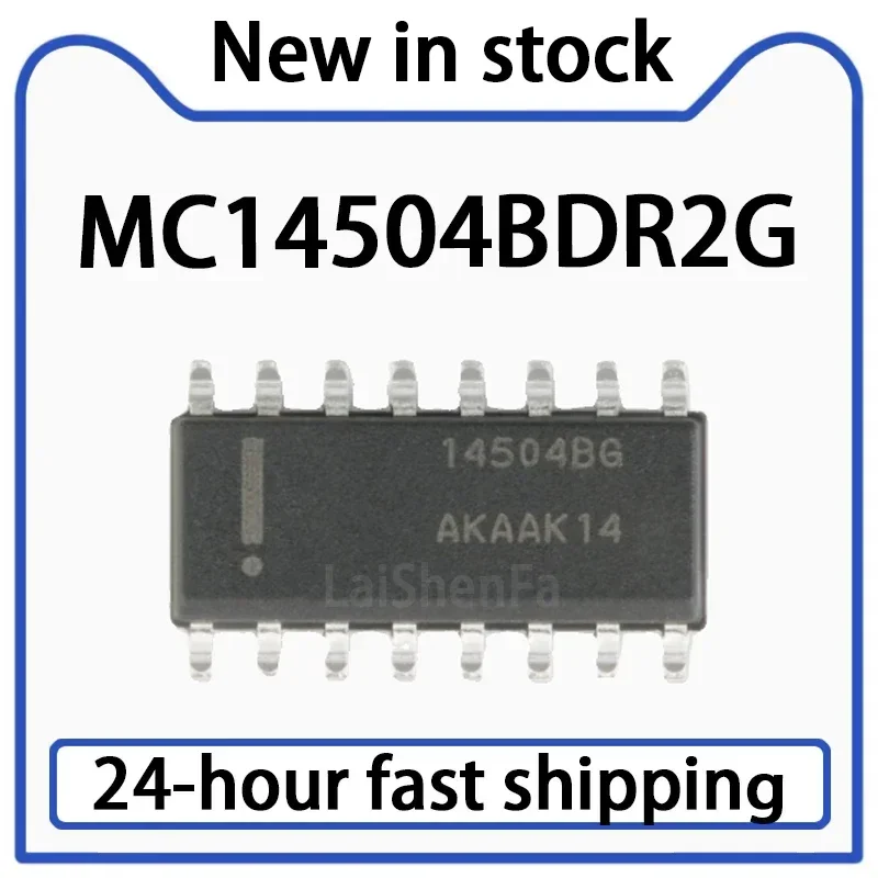 2PCS MC14504BDR2G Package SOIC-16 Hexadecimal Non Inverting Level Converter Chip Stock
