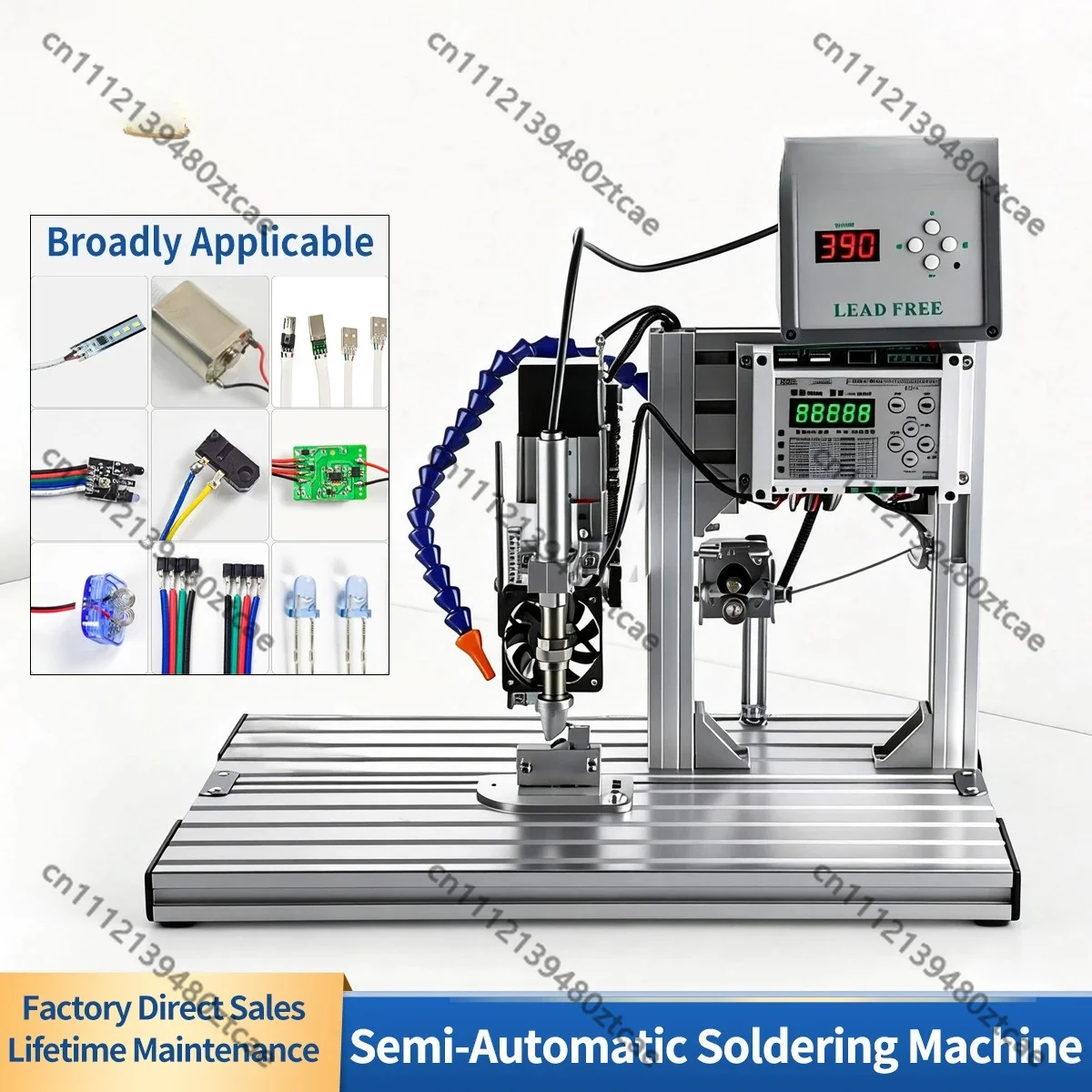 150/200W Semi Automatic Foot Pedal Soldering Machine Dual Modes Spot Welding Station for USB DC DB Wire Soldering Work