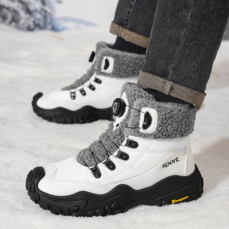 2026 new comfortable, fashionable, casual plus size winter cotton shoes, outdoor hiking shoes, casual sports shoes