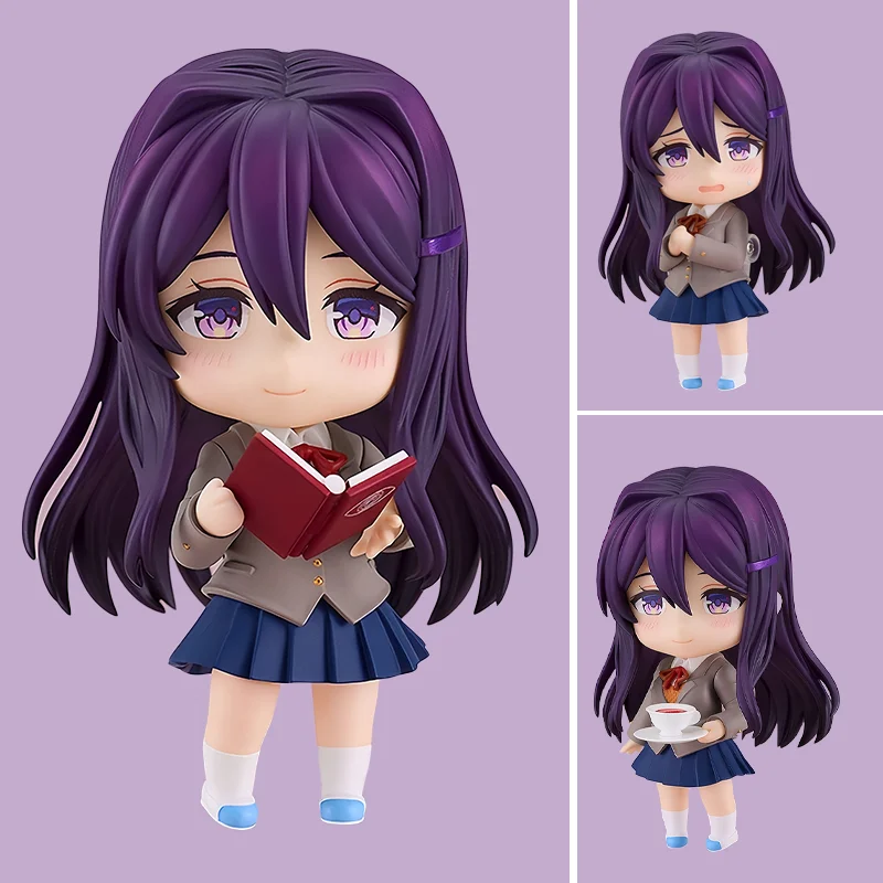 Hot #2283 Doki Literature Club! Yuri Anime Girl Figure  Action Figure Purple hair Figurine Collection Valentine's Day gifts toys