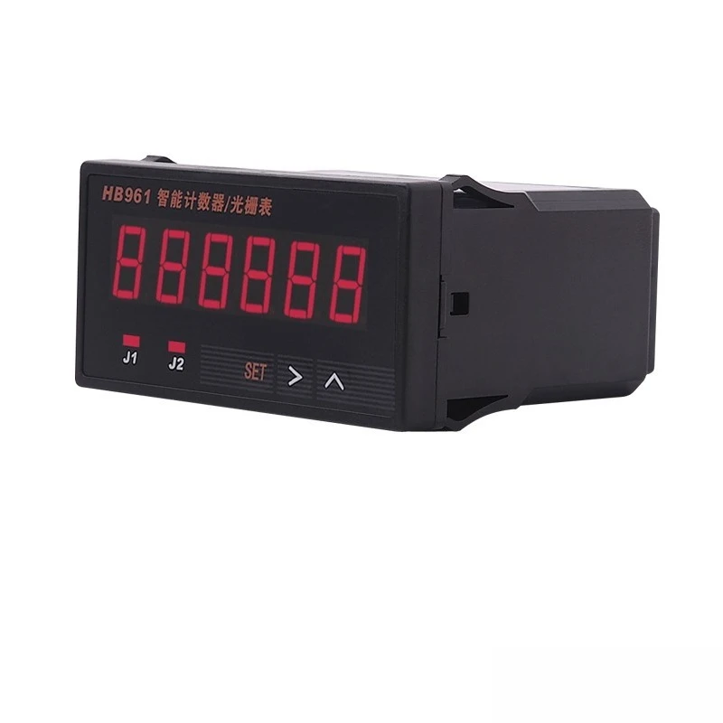 HB961 electronic 6-digit digital display intelligent reversible counter meter grating meter 2 sets of output HB721 encoder