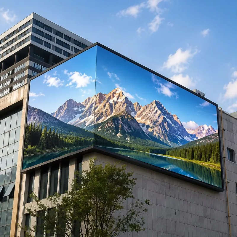 Outdoor Commercial Advertising LED Display Screen P4.4 P5.7 P6.67 P8 P10 Customized LED Video Wall Outdoor LED Screen