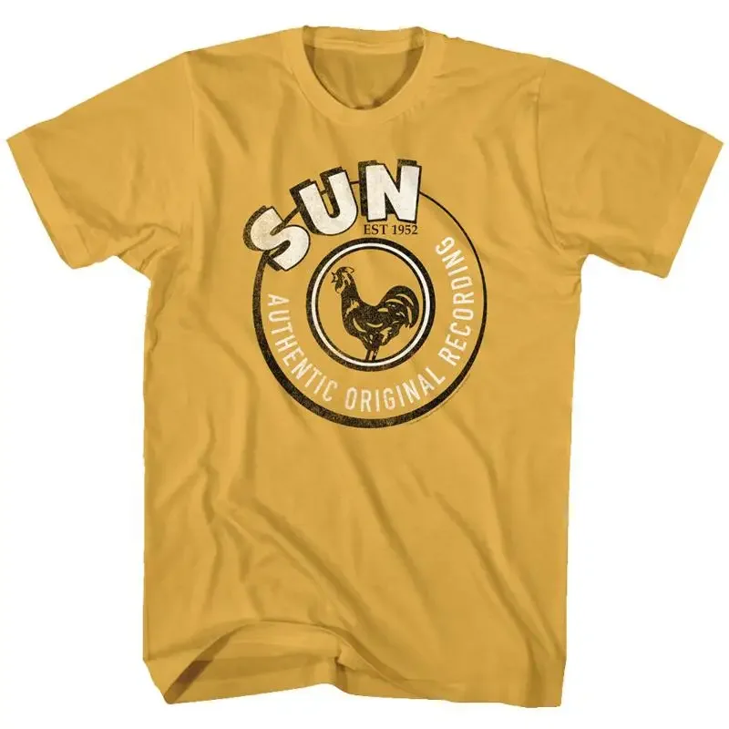 Sun Records Est. 1952 Camiseta Original Auténtica para Hombre, Mercancía de Música Rock
