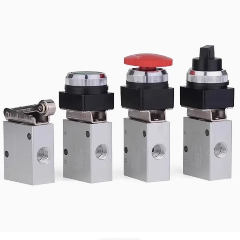 1PCS JM-05 JM-06 JM-06A JM-07 Manual Switch Control Pneumatic Valve Two-position Three-way Mechanical Valves