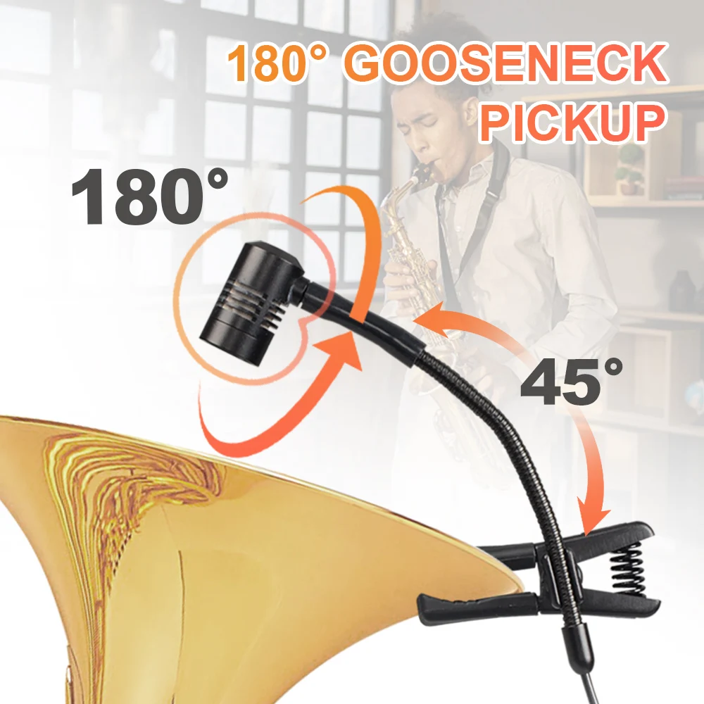 E908 Saxphone Instrument Microfoon, Saxofoon, Trompet, En Tuba Professionele Instrument Microfoon