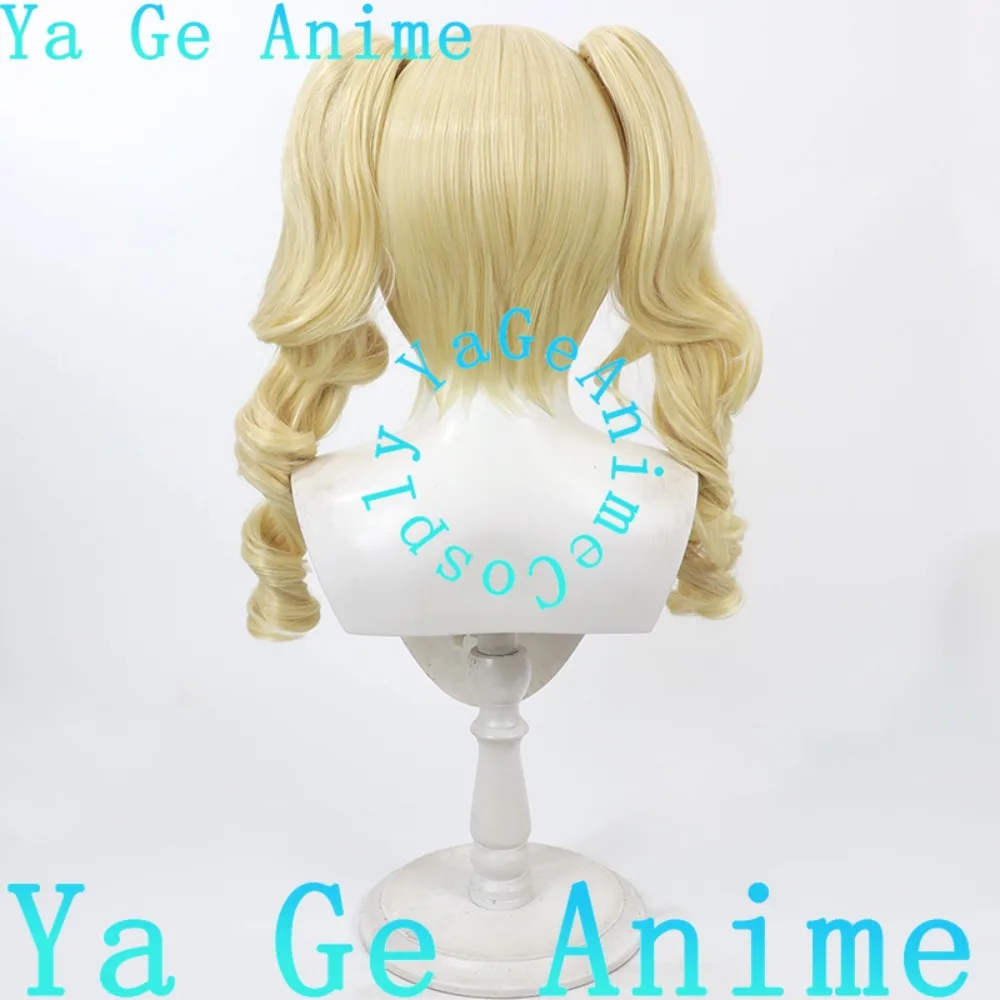 Ya Ge Identity V Stella Dumb Girl Cosplay perruque double queues Anime réalité spectacle jeu de rôle perruque utilisée pour les fêtes de danse Anime