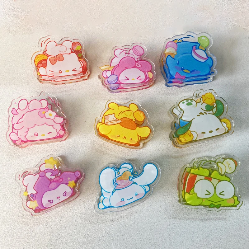 Kawali Sanrio klip Memo klip Pp Cinnamoroll Hello Kitty Kuromi dekorasi klip segel kreatif hadiah ulang tahun anak perempuan lucu