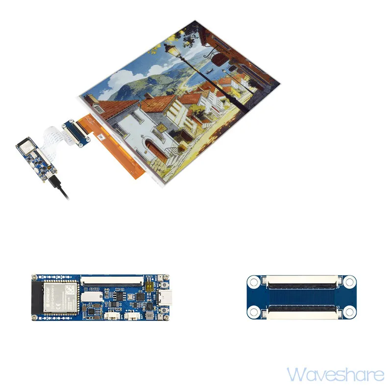 .3 Inch E Ink Spectra 6 E6 Full Color E-Paper Display With ESP32-S3 Driver Board WiFi BT Audio For Digital Signage IoT