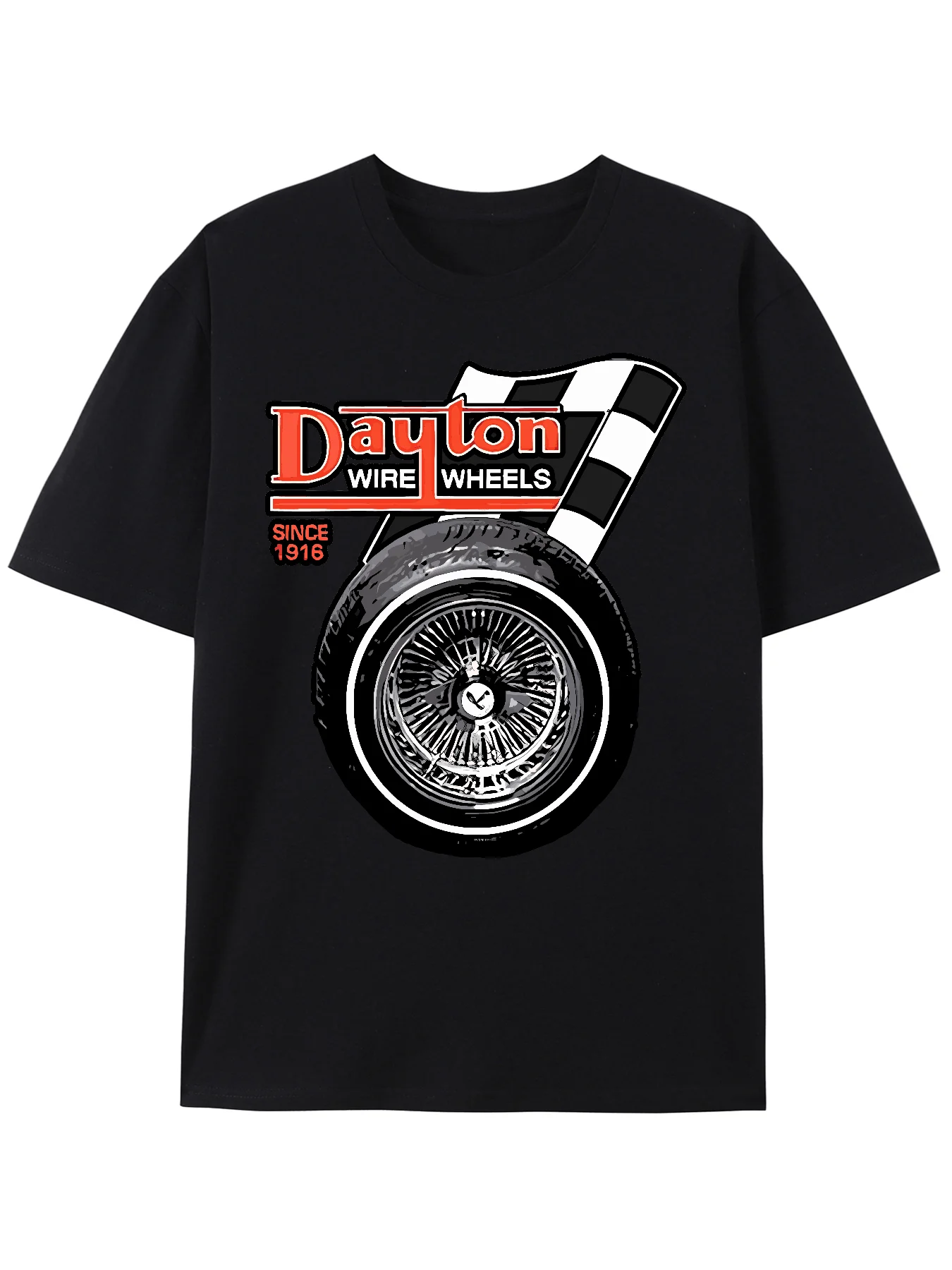 

Dayton Wire Wheel Lowrider Custom T-Shirt 338452 funny Men’s Short Sleeve Graphic T-shirt Collection black PR