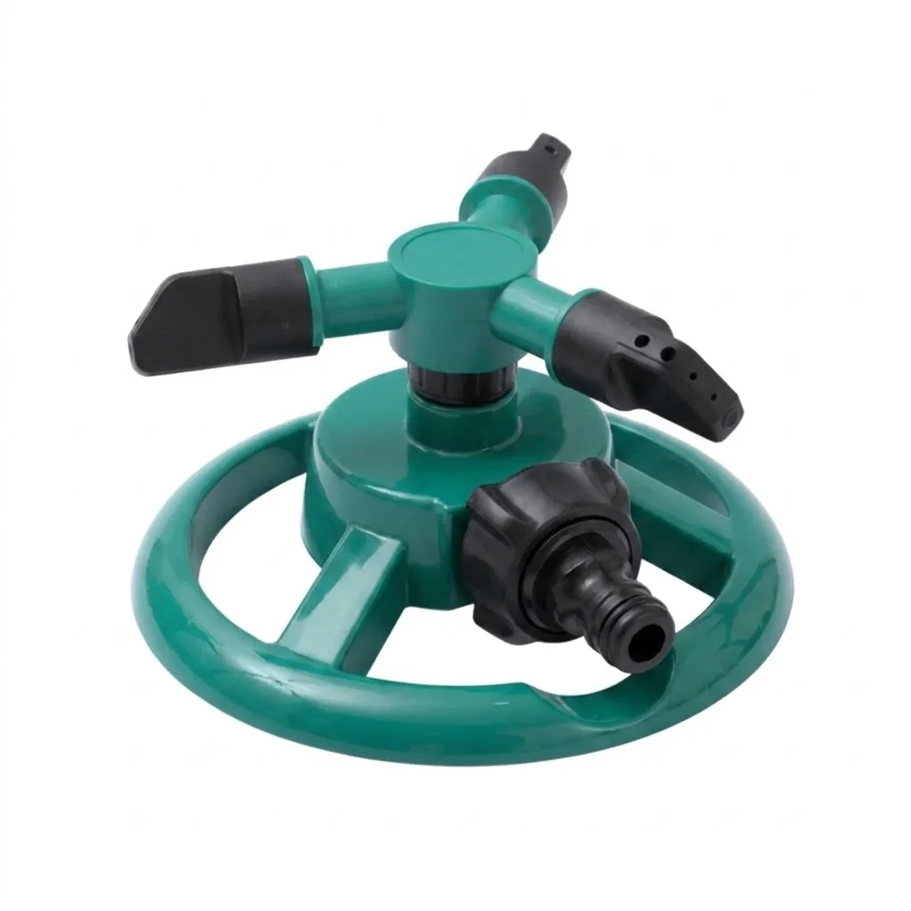 Premium 360 Degree Round Base Lawn Sprinkler Adjustable Rotating Sprinkler For Yard Garden Irrigation Water Efficient Nozzles