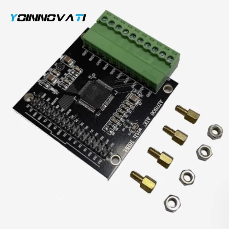 YT 1PCS AD7606 Module Multi-channel AD Data Acquisition Module 16-bit ADC 8-channel Synchronization Sampling Frequency 200KHz